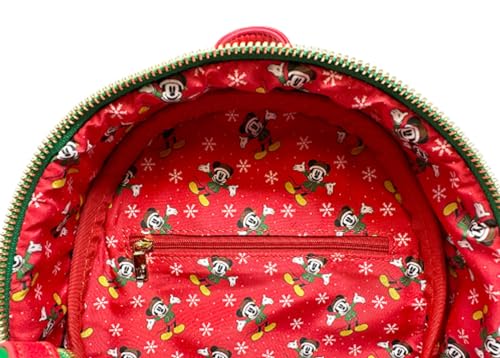 Loungefly Disney Mickey Mouse Elf Holiday Christmas Womens Double Strap Shoulder Bag Purse4