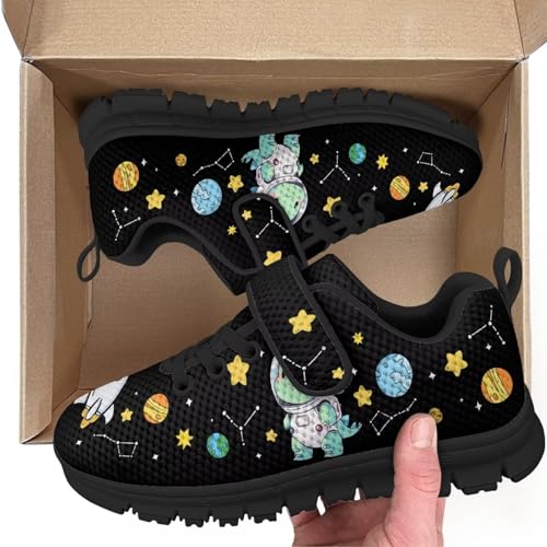 Little Kid Shoes for Boys & Girls Breathable Tennis Running Sneakers for Kids Cute Dinosaur Pattern2