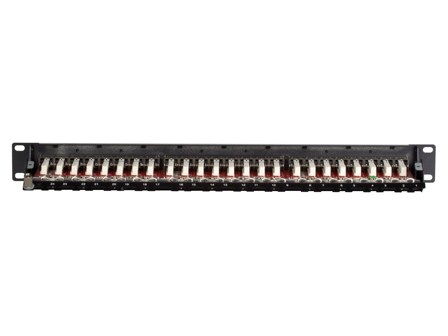 Patchpanel 19 Zoll CAT 6a STP - 24 ports