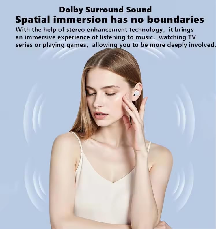 Auriculares inalámbricos para dormir, 2.5 g, ultraligeros, juego de auriculares duales con funda de carga, prevención de fugas de sonido DT5.0, controlador de 12 mm, batería de 30 horas