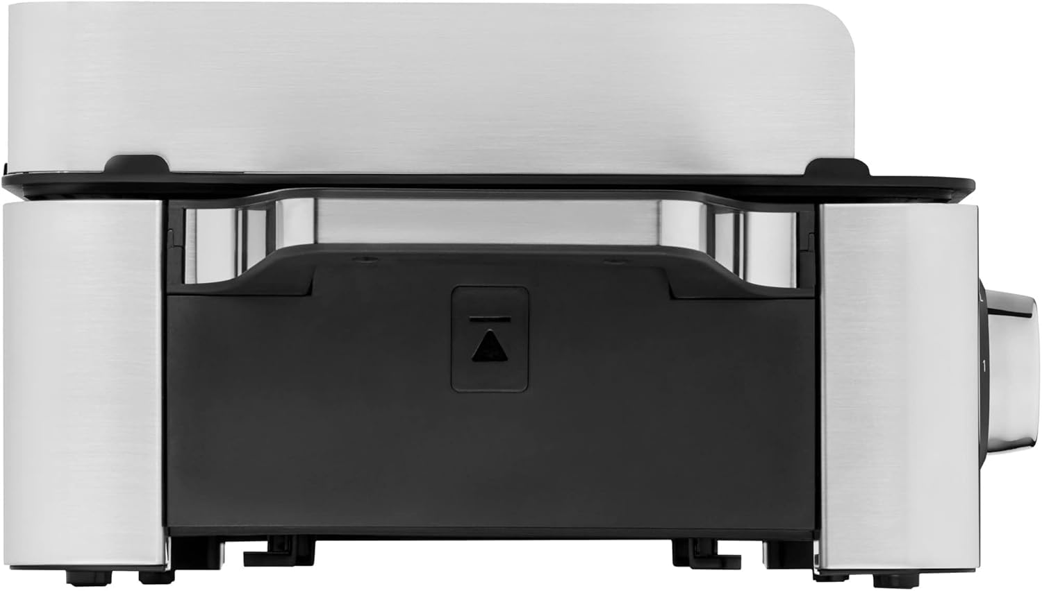 WMF Lono Master-Grill Elektrogrill 2400W 50x28 cm Edelstahl matt Tischgrill mit Windschutz