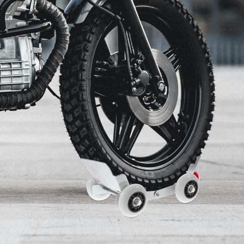 Mueve motos pesadas sin esfuerzo usando el transportista Toyvian con rueda de goma 5