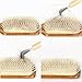 CRZQXOUR 4PCS Hair Brush Cleaner Tool, Comb Cleaner, Easy Clean Solution, Hair Brush Rake for Home and Salon Use