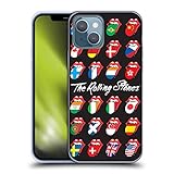 Komfortabler Griff Head Case Designs Offiziell Offizielle The Rolling Stones Fahne Poster Lecken Kollektion Soft Gel Handyhülle Hülle kompatibel mit Apple iPhone 13