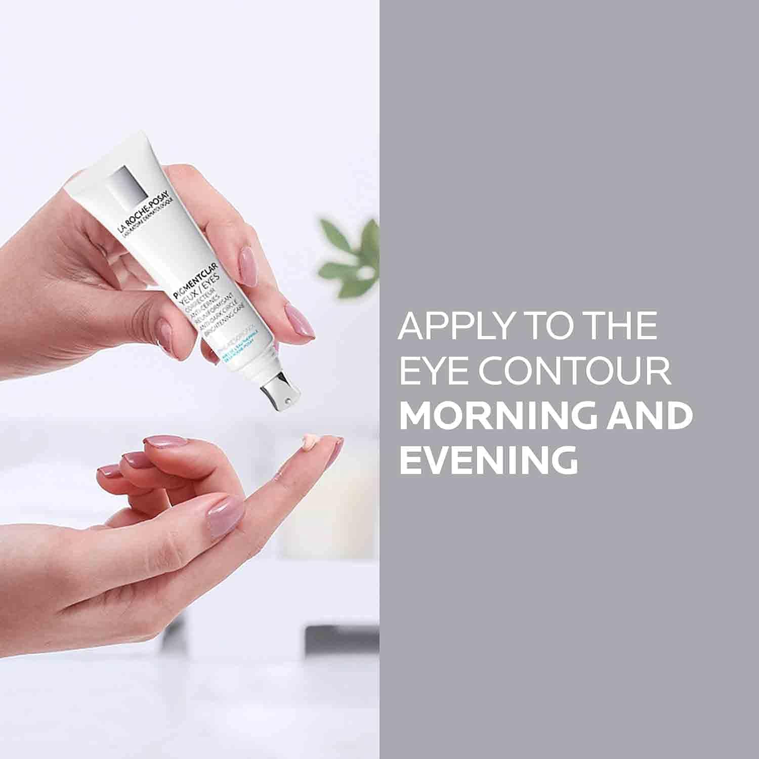 La Roche-Posay Pigmentclar, Crema Contorno Occhi Anti-Occhiaie, Per Occhi Sensibili, Uniforma l'Incarnato, Riduce le Occhiaie Marroni e Blu, Con PhE-resorcinolo e Caffeina, 15 ml