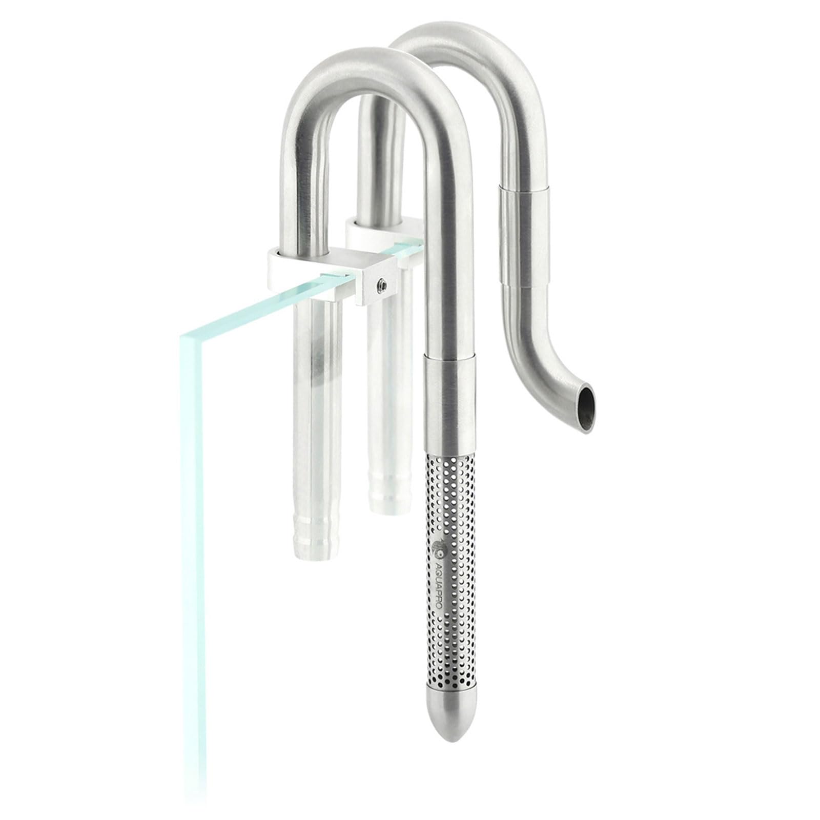 Acero inoxidable FishTanks - Herramienta de mantenimiento de tuberías de entrada de agua para limpieza de agua, acuarios, suministros de tubería de entrada