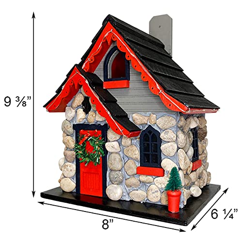 Home Bazaar Charlevoix Stone Christmas Cottage With Leds #TOP3