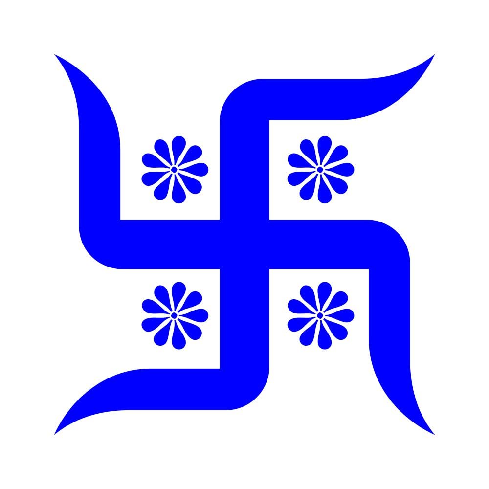 decalbazaar Vinyl Swastik Floral Glass Glossy Wall Vehicle Sticker, 8 x 8 Inches Blue (B09XDT8PZT) Amazon Price History, Amazon Price Tracker