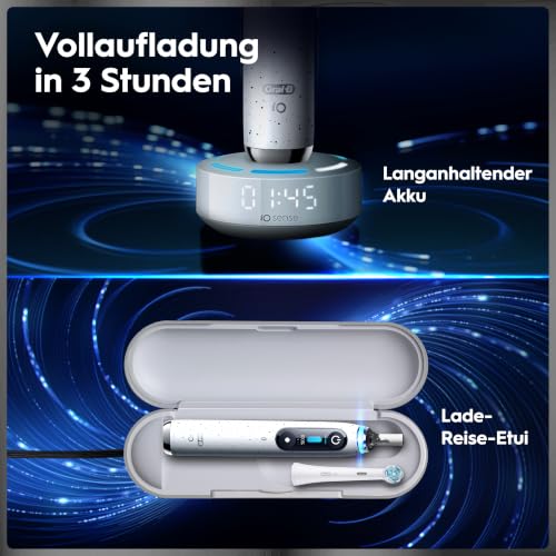 Oral-B iO Series 10 Elektrische Zahnbürste, Weiß – Ansicht 5