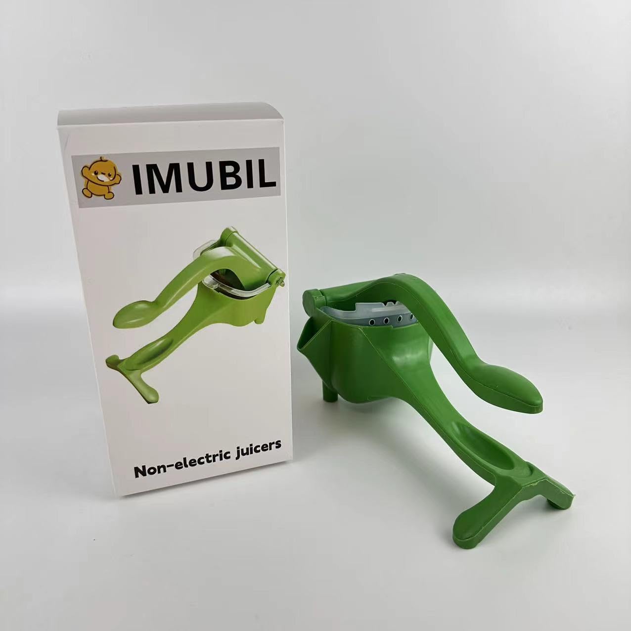 Non-electric juicers, Lemon Juicer Squeezer, Hand Lime Squeezer That Folds Flat for Space, Handheld Easy to Use Citrus Press Juicer, Manual, Green