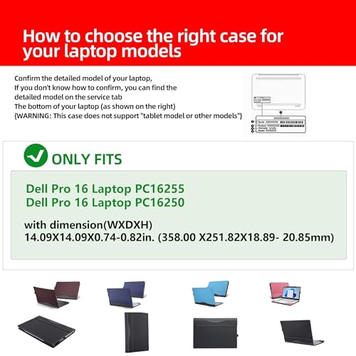 Funda para Laptop Pro 16 PU Cuero Protectora miniatura 4