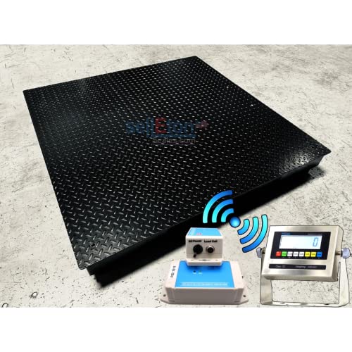 Báscula industrial de piso certificada SellEton SL-800-NTEP 5000 lbs miniatura 3