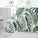 WONGS BEDDING Duschvorhang 180x180 Anti-Schimmel Shower Curtains grüne Blätter Pflanzen Wasserabweisend Badewanne Vorhang aus Polyester Waschbar Badvorhang mit 12 Duschvorhängeringen
