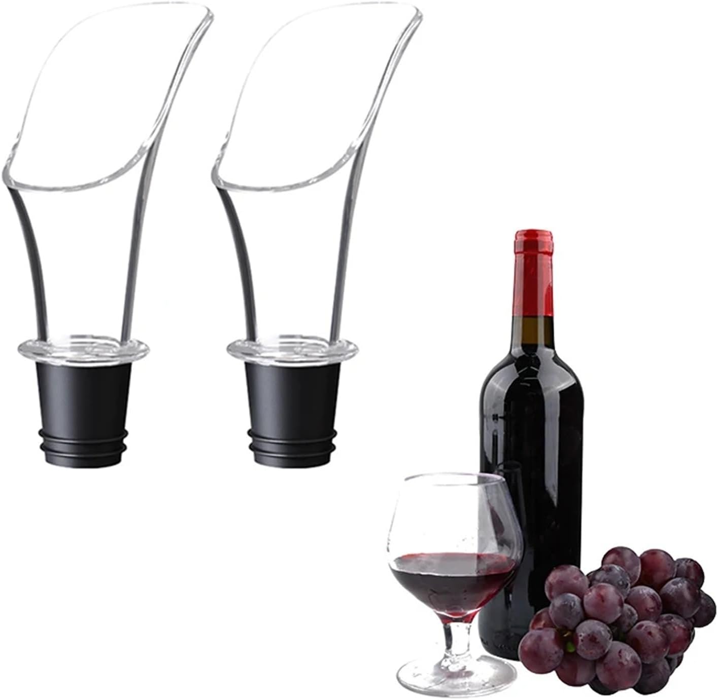 Wine Aerating Pourer Spout Decanter Tool Pump Portable Filter