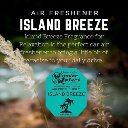 Image of Wonder Wafers 250 Count Unwrapped Automobile Professional Use Air Fresheners Car and Truck Detail (Island Breeze)