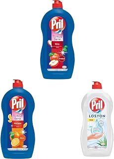 Pril Elde Yıkama Sıvı Bulaşık Deterjanı + Pril Türkiye Serisi - Adana Portakalı Kokulu Elde Yıkama + Pril Losyon Aloe Vera Özlü Kaşmir Etkisi ile Cilde Uyumlu Elde Yıkama