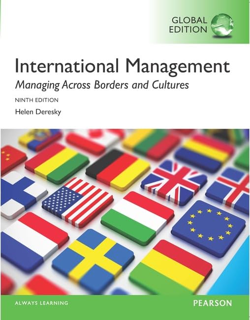 International Management: Managing Across Borders and Cultures， Text and Cases， Global Edition [ペーパーバック] Deresky， Helen International Management: Managing Across Borders and Cultures