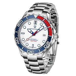 RollsTimi Pagani Design Men’s Mechanical Watch Hour Hand Bright Steel Dive Watch Japanese Movement Sapphire Crystal Calendar Display Fashion Business NH35 Watch 1667