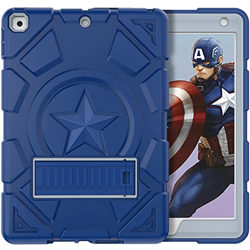 TIMISM Kids Case for iPad 9th Generation/iPad 8th Generation/iPad 7th Generation 10.2 Case, Heavy Duty Shockproof Protective Case with Kickstand for iPad 10.2 inch 2021/2020/2019