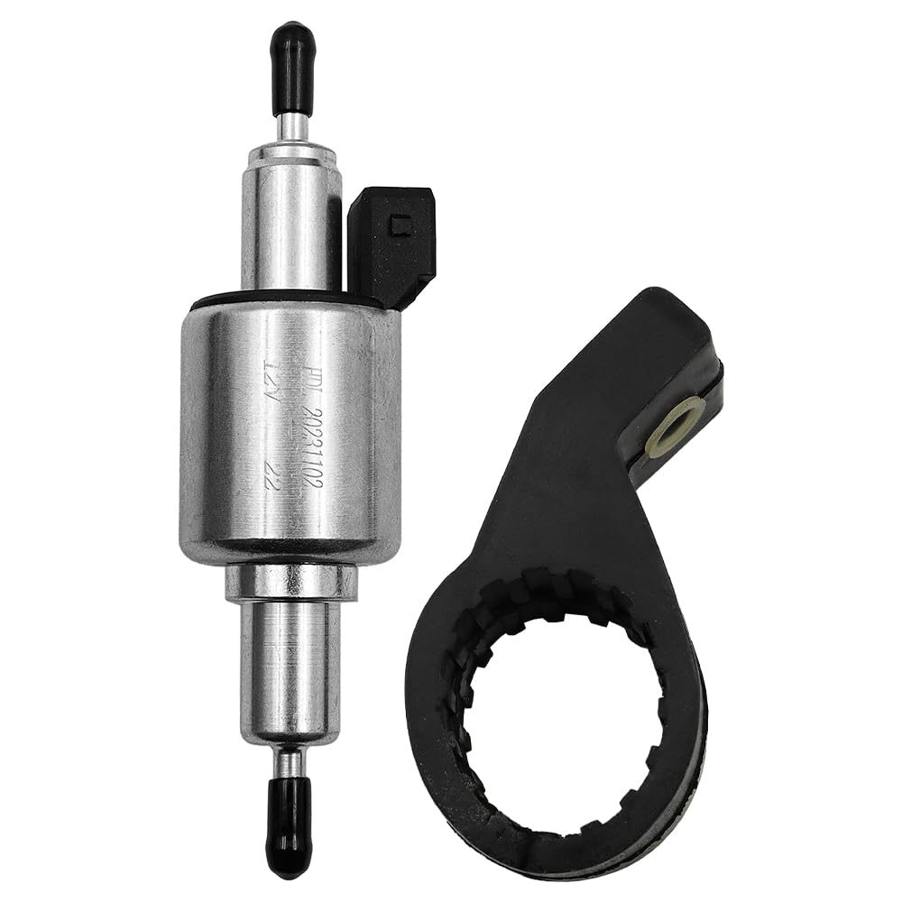 Alnicov 12V Car Air Diesel Oil Fuel Pump Elektryczny podgrzewacz postojowy z uchwytem gumowym do Webasto Eberspacher 1 szt. 12v-22ml 5kw