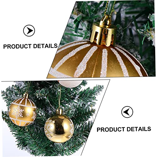 Veemoon Christmas Decor 72 Pcs Ornament Decoration Decorations Red Ornaments For Pendant Pendants Decor Hanging Christmas Balls Adornment Xmas Adornments Tree Halloween Decor #TOP4