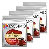  Tassimo Monarch, Verwöhnaroma, Kaffee, Kaffeekapsel, gemahlener Röstkaffee, 64 T-Discs / Portionen