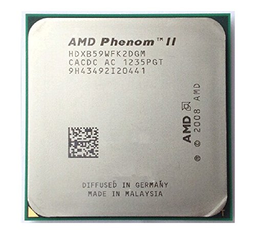 Moltiplicatore di clock: 17 AMD Phenom II - Processore CPU X2 B59, 3,4 GHz, sbloccabile su presa X4 HDXB59WFK2DGM AM2+ AM3, 938 pin