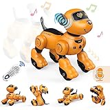 Dinopintu Smart Robot Dog Toys for Kids Voice Control Interactive Stunt Robots Pet Programmable Robotic Toy for 3-5 6 7 8-10 Year Old Boy Birthday Gifts for Kids 8-12
