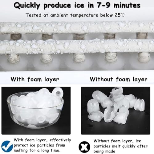 Máquina Pequeña para Hacer Hielo 3 en 1 para Hogar y Cocina miniatura 6