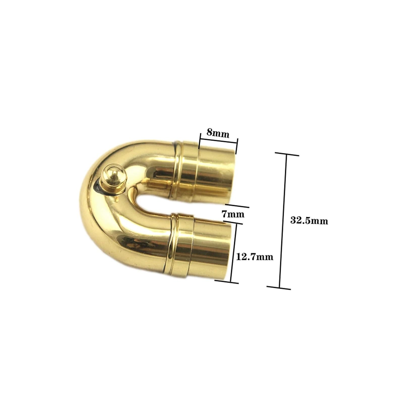 1 o 5 uds. De codo pequeño for un accesorio de reparación de instrumentos de trompeta(5 pcs)