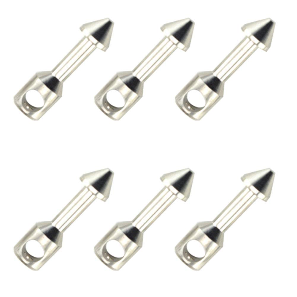 BOOHAO Stainless Steel Spearfishing Wishbone Spearfishing Speargun Bands Divers Accessory for Spear Fishing and Scuba Diving 6 Pieces