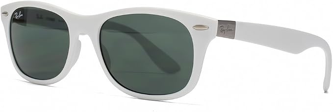 Ray-Ban Liteforce Arrotondato Occhiali Da Sole Wayfarer In Rb4207 Bianco  Opaco 609671 52 : Amazon.it: Abbigliamento