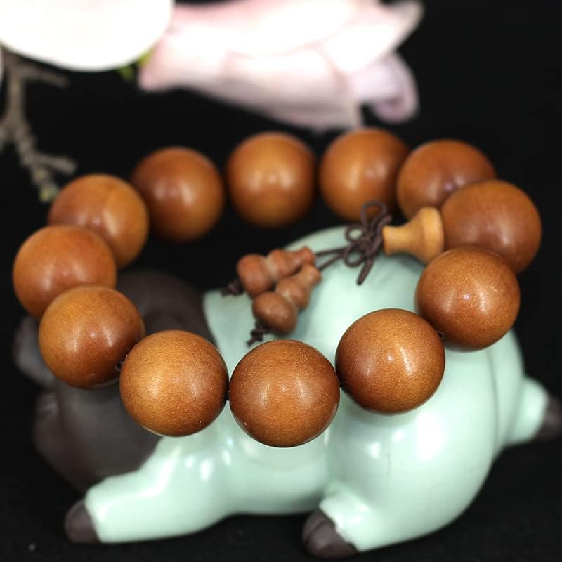 檀香男女佛珠手串手链 2.0 1.8 1.5手串(18mm*13颗 【精工小孔】)