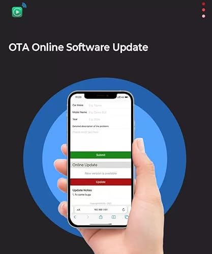 Virmi Mini Carplay Wireless Adapter, 2022 Versione...