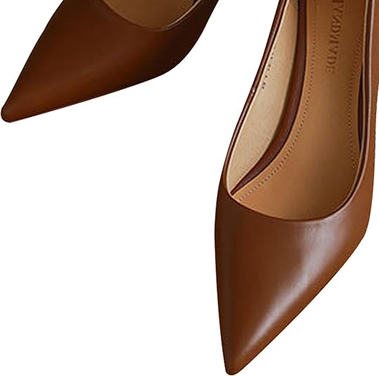 Grace - Décolleté Donna Punta Scarpa Tacco Basso Beige – Primi Tacchi