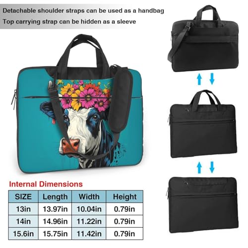 Maletín impermeable para laptop 14 pulgadas diseño animal miniatura 3