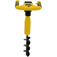 20V Cordless Electric Hole Digging Machine, 550RPM Post Hole Digger, Detachable Earth Auger Hole Digger, with 350W Motor, 2000mAh Lithium Ion Battery, for Digging, Planting