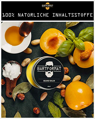 BARTFORMAT® - Bartbalsam | Bart Balsam mit Sheabutter, Aprikosen-, Jojoba- und Arganöl für geschmeidige Barthaare und Bartpflege - Image 3