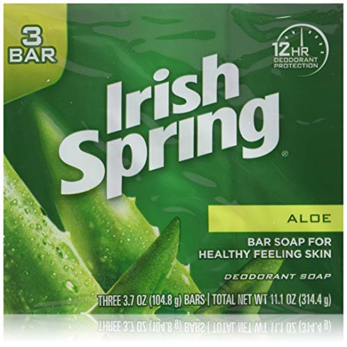 Irish Springs Aloe Bath Soap, 3.75 Oz. Bars, (2) 3 Bar Packages image 4