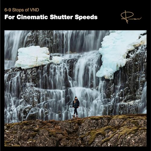 Image of PolarPro 82mm Peter McKinnon VND Camera Filter - 6-9 Stop Variable Neutral Density Lens Filter for DSLR /Mirrorless Professional Video - PMVND Signature Edition II for Cinematic Shutter Speed Control