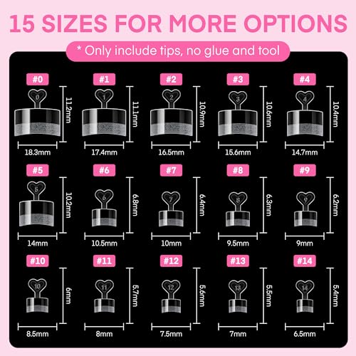 Image of UNA GELLA Square Toe Nail Tips Half Cover - 15 Sizes Pre-buffed Soft Gel Fake Toe Nails Tips Square Acrylic Artificial Pedicure False Toenails for Nail Salons Extensions and DIY Nail Art 240Pcs