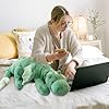 Pterosaur Stuffed Animal with Wings - Cute Soft Dinosaurs Plush Toys Little Flying Dragon Plushies Pillow Doll Christmas Birthday Gifts for Kids Boys Girls (Green,35.43inch/90cm) #3