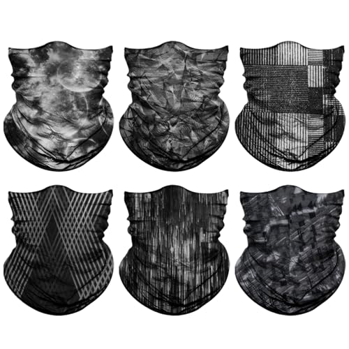 Image of Neck Gaiter for Men Women Headwear Bandana Head Wrap Face Scarf Mask Cover Warmer Balaclava-Seamless & Versatile