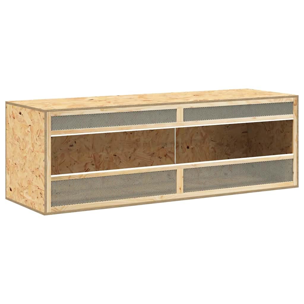 vidaXL Terrarium Bois d'Ingénierie 144x46x48 cm Boîte pour Habitat de Reptile