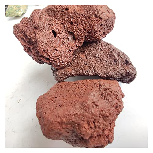 HBALDTEDC Grava Decorativa para acuarios, Piedras de Cristal rugosas de Roca volcánica de Forma Irregular, 5-8 cm, 100 g, Paquete de 4 for decoración del hogar y Acuario.(4)