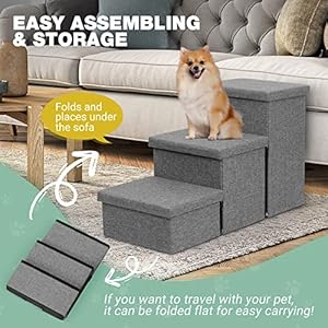 Dog-Stairs-for-Small-Dogs-Foldable-Pet-Steps-with-Storage-Folding-Dog-Ramp-for-Couch-Bed-and-Sofa - Cucciolini Doodles   Dog-Stairs-for-Small-Dogs-Foldable-Pet-Steps-with-Storage-Folding-Dog-Ramp-for-Couch-Bed-and-Sofa