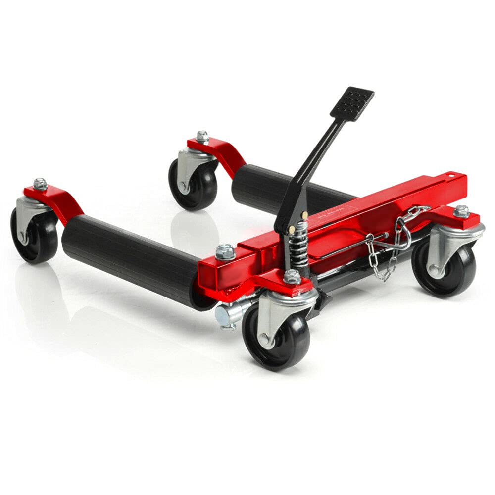Par de Portacoches Hidraulicos Para mover coches, Gatos elevadores para Coches Ayuda a maniobras Garajes Talleres mecánicos, 680kg individual = 1360kg por par