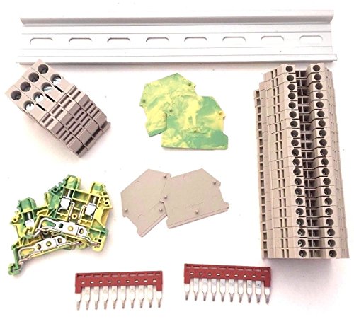 Kit rail DIN Dinkle 12 AWG idéal pour organiser l'atelier ou le local technique