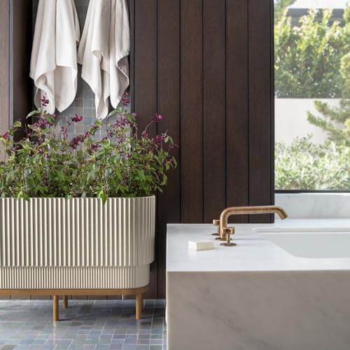 Image of Veradek Demi Series Raised Long Planter - Wide Planter with Stand