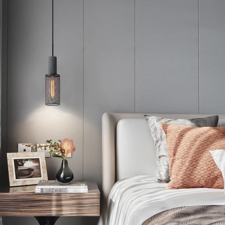 Lampe suspendue LED créative pour déco de chevet de chambre